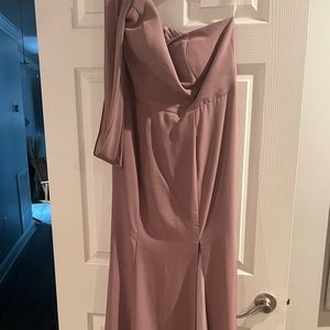 Simple bridesmaid dress